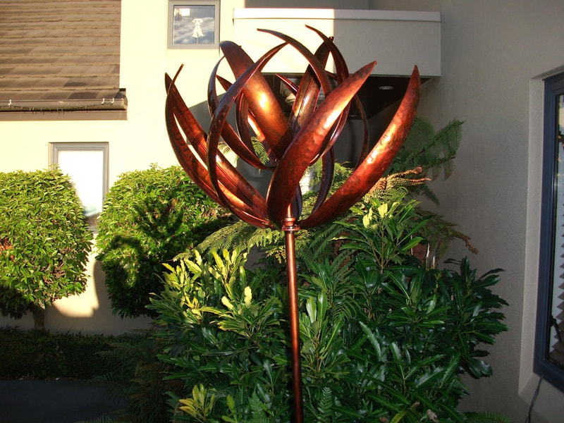 lotus wind sculpture