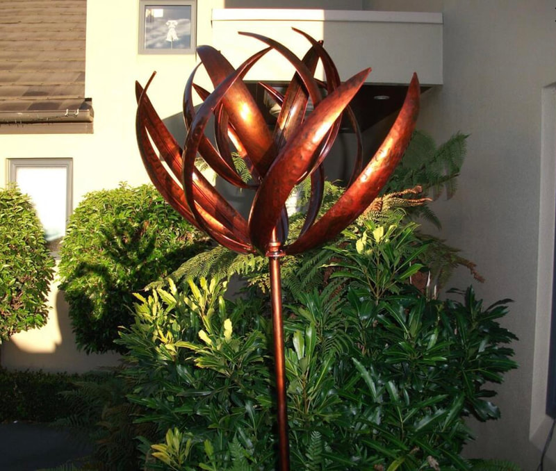 lotus wind sculpture